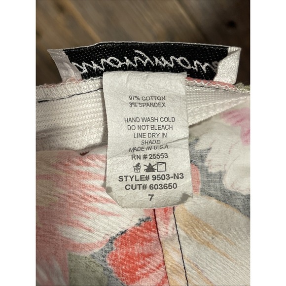 Anonymous‎ Women's Multicolor Floral Fitted Dress Size 7 Zip On Sleeveless - Picture 6 of 6